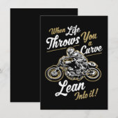 Funny Biker citeert Sarcastische Motorcycle Rider  Kaart (Voorkant / Achterkant)