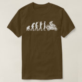 Funny Biker Evolution of the Motorcycle Adventure T-shirt (Design voorkant)