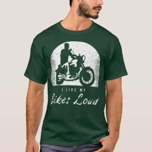 Funny Biker Gezegde voor een lange motorfiets 605 T-shirt