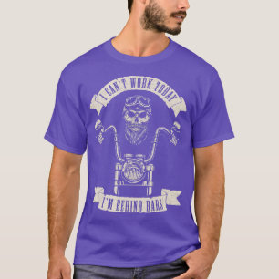 Funny Biker op ik kan Mannen gaan werken T-shirt