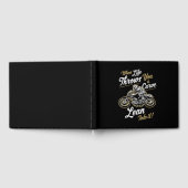 Funny Biker Quotes Sarcastic Motorcycle Rider Gift Gastenboek (Volledig)