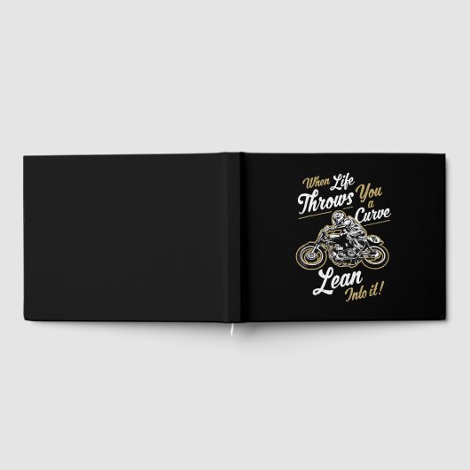 Funny Biker Quotes Sarcastic Motorcycle Rider Gift Gastenboek (Volledig)