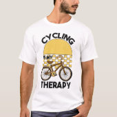 Funny Biking Gezegde T-shirt (Voorkant)