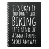 Funny Biking Gifts Cycling Bike Humor Biker Quote Notitieboek (Voorkant)
