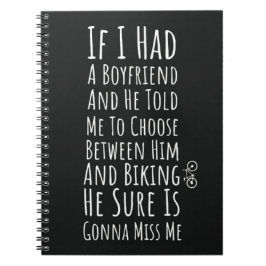 Funny Biking Gifts For Her Teen Girls Women Biker Notitieboek