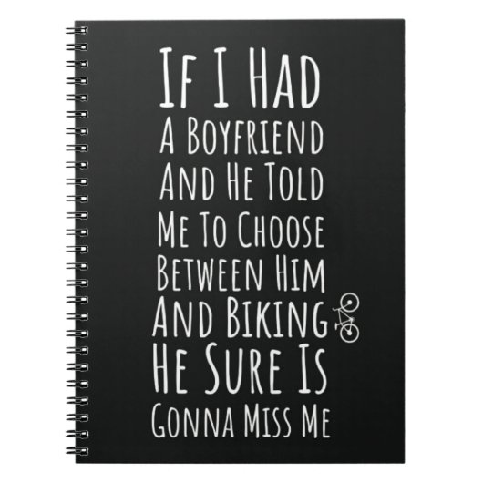 Funny Biking Gifts For Her Teen Girls Women Biker Notitieboek (Voorkant)