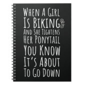 Funny Biking Gifts For Her Teen Girls Women Biker Notitieboek (Voorkant)