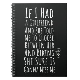 Funny Biking Gifts For Him Teen Boys Men Biker Notitieboek