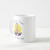 Funny Bikram Yoga Gift Koffiemok (Voorkant links)