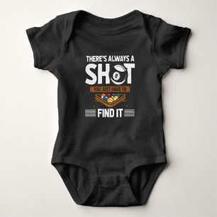 Funny Billard Quote Eight Ball Shot Romper