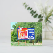 Funny Billboards Ho Made Pies Briefkaart (Staand voorkant)