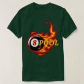 Funny Billiard 8 Ball Pool Billiard Player T-shirt (Design voorkant)