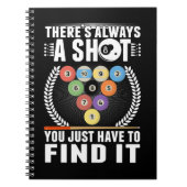 Funny Billiard Joke Snooker Pool Player Notitieboek (Voorkant)