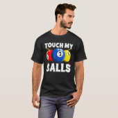 Funny Billiard Pool Player Table Game T-shirt (Voorkant volledig)