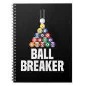 Funny Billiards Ball Breaker Pool Apparel Notitieboek (Voorkant)