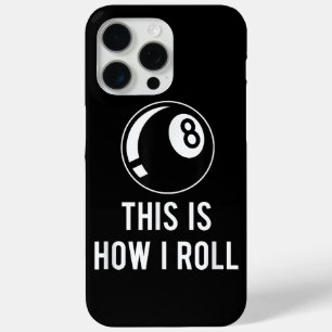 Funny Billiards Design for Pool Players Retro 8 Ba iPhone 15 Pro Max Hoesje
