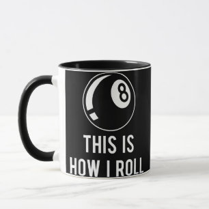 Funny Billiards Design for Pool Players Retro 8 Ba Mok