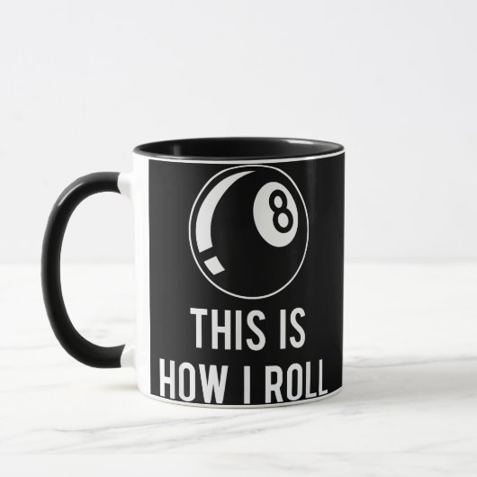Funny Billiards Design for Pool Players Retro 8 Ba Mok (Links)