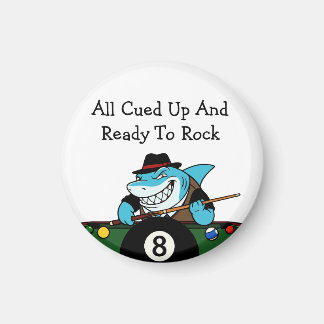 Funny Billiards Fanatic Cool Fridge Magneet