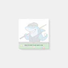 Funny Billiards Fanatic Personalized Stick Notepad Post-it® Notes