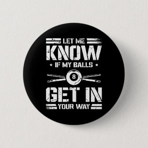 Funny Billiards Player Snooker Billiard Pool Playe Ronde Button 5,7 Cm