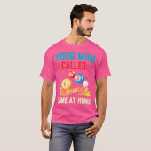 Funny Billiards Pool Cue T-shirt (Voorkant volledig)
