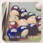 Funny Billiards Pool Games Room Onderzetter (Voorkant)