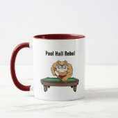 Funny Billiards Pool Hall Rebel Coffee Mugs Mok (Links)