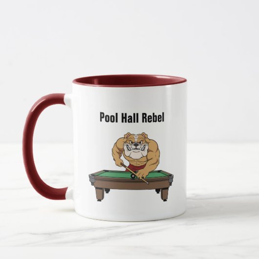 Funny Billiards Pool Hall Rebel Coffee Mugs Mok (Links)