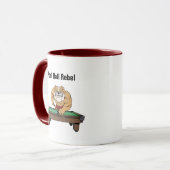 Funny Billiards Pool Hall Rebel Coffee Mugs Mok (Voorkant links)