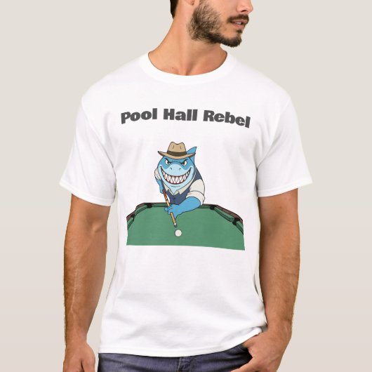 Funny Billiards Pool Hall Rebel Masculine Men's T-shirt (Voorkant)