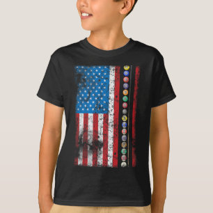 Funny Billiards Pool Hall Snooker  Amerikaans T-shirt