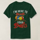 Funny Billiards Pool Player Snooker Fans Cft T-shirt (Design voorkant)