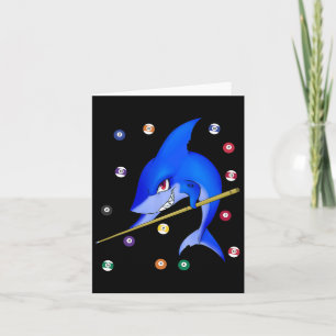 Funny Billiards Pool Shark Male Kaart
