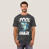 Funny Billiards Pool Shark Snooker Hall Joke T-shirt (Voorkant volledig)