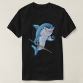Funny Billiards Pool Shark T-shirt (Design voorkant)