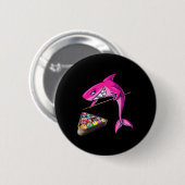 Funny Billiards Pool Shark Vrouw Ronde Button 5,7 Cm (Voorkant /achterkant)