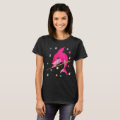 Funny Billiards Pool Shark Vrouw T-shirt (Voorkant volledig)