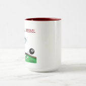 Funny Billiards Shark Rebel Jumbo Coffee Mugs Mok (Midden)