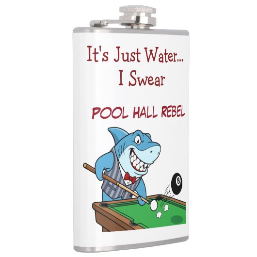 Funny Billiards Shark Rebel Liquid Flask Heupfles (Rechts)
