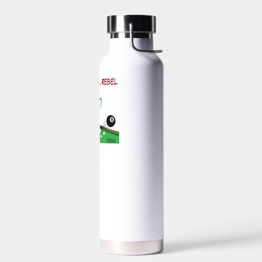 Funny Billiards Shark Water Bottle  Waterfles (Links)