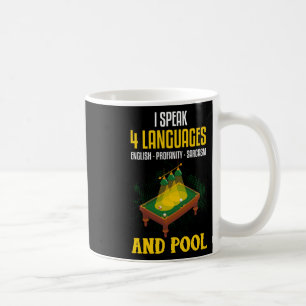 Funny Billiards Shirt Joke Sarcastic Billard Pool Koffiemok
