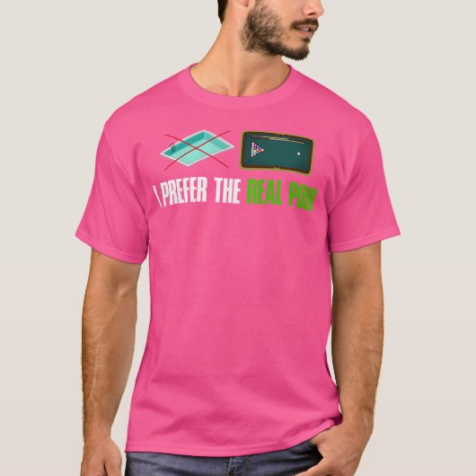 Funny Billiards T-shirt (Voorkant)