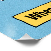 Funny Binge Watchers en hun hond Perfect Poster (Hoek)