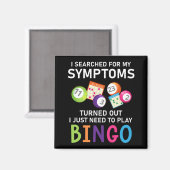 Funny Bingo Ball Bingo Gamer Magneet (Voorkant / Achterkant)