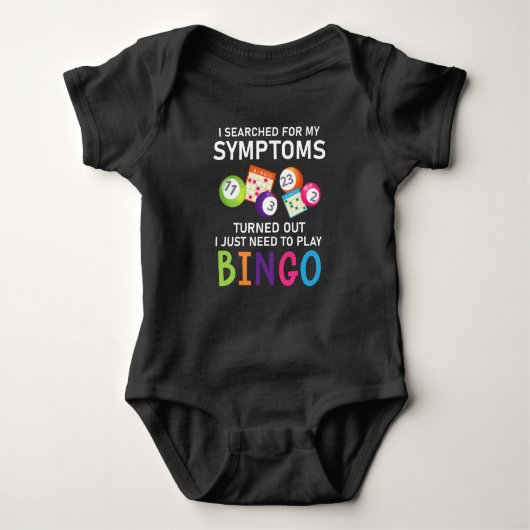 Funny Bingo Ball Bingo Gamer Romper (Voorkant)