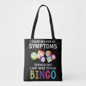 Funny Bingo Ball Bingo Gamer Tote Bag (Voorkant)