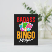 Funny Bingo Balls Sarcastic Bingo Player Briefkaart (Staand voorkant)