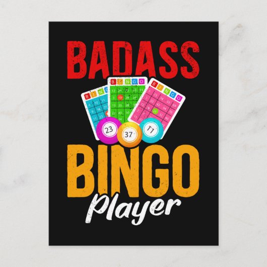 Funny Bingo Balls Sarcastic Bingo Player Briefkaart (Voorkant)