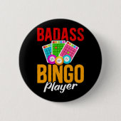 Funny Bingo Balls Sarcastic Bingo Player Ronde Button 5,7 Cm (Voorkant)